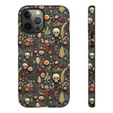 Magical Skull Garden Aesthetic 3D Phone Case for iPhone, Samsung, Pixel iPhone 12 Pro Max / Glossy