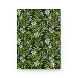 Evergreen Meadow Wildflower Journal - Hardcover Blank Lined Notebook