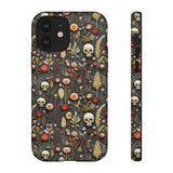Magical Skull Garden Aesthetic 3D Phone Case for iPhone, Samsung, Pixel iPhone 12 / Matte
