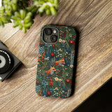 Botanical Fox Aesthetic Phone Case for iPhone, Samsung, Pixel