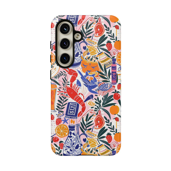 Sweet n Sour Collage Phone Case - Trendy Coastal Aesthetic Protective Phone Cover for iPhone, Samsung, Pixel