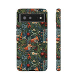 Botanical Fox Aesthetic Phone Case for iPhone, Samsung, Pixel