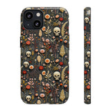 Magical Skull Garden Aesthetic 3D Phone Case for iPhone, Samsung, Pixel iPhone 13 / Glossy