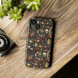 Magical Skull Garden Aesthetic 3D Phone Case for iPhone, Samsung, Pixel