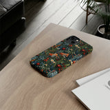 Botanical Fox Aesthetic Phone Case for iPhone, Samsung, Pixel