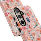 Pretty Pink Collage Phone Case - Preppy Trendy Art Aesthetic Phonecase for iPhone, Samsung, Pixel