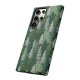 Christmas Forest 3D Aesthetic Phone Case for iPhone, Samsung, Pixel