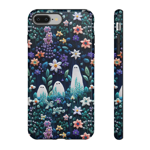 Ghosts in the Garden Aesthetic 3D Phone Case for iPhone, Samsung, Pixel