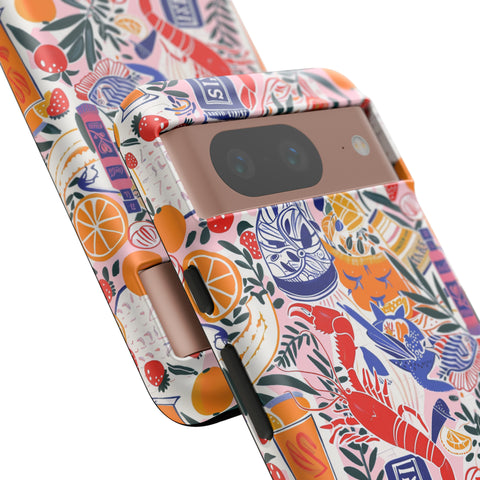 Sweet n Sour Collage Phone Case - Trendy Coastal Aesthetic Protective Phone Cover for iPhone, Samsung, Pixel