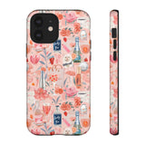 Pretty Pink Collage Phone Case - Preppy Trendy Art Aesthetic Phonecase for iPhone, Samsung, Pixel