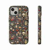 Magical Skull Garden Aesthetic 3D Phone Case for iPhone, Samsung, Pixel iPhone 14 / Matte