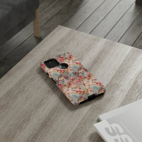Cottagecore Fox 3D Aesthetic Phone Case for iPhone, Samsung, Pixel