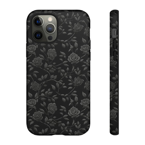 Black Roses Aesthetic Phone Case for iPhone, Samsung, Pixel