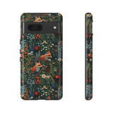 Botanical Fox Aesthetic Phone Case for iPhone, Samsung, Pixel Google Pixel 7 / Glossy