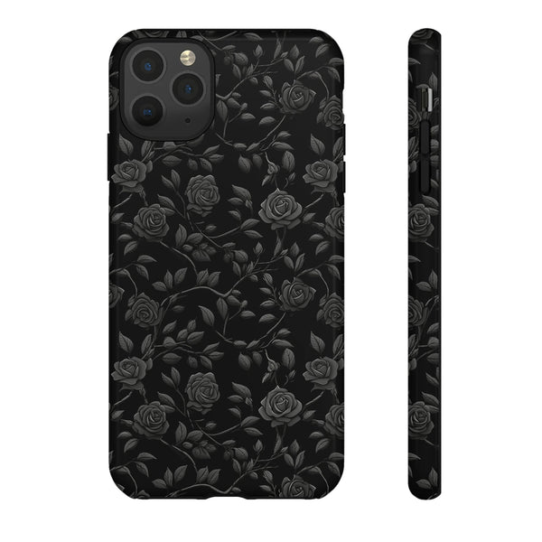 Black Roses Aesthetic Phone Case for iPhone, Samsung, Pixel