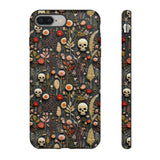 Magical Skull Garden Aesthetic 3D Phone Case for iPhone, Samsung, Pixel iPhone 8 Plus / Matte
