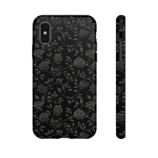 Black Roses Aesthetic Phone Case for iPhone, Samsung, Pixel