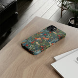 Botanical Fox Aesthetic Phone Case for iPhone, Samsung, Pixel