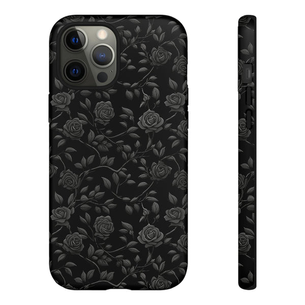 Black Roses Aesthetic Phone Case for iPhone, Samsung, Pixel
