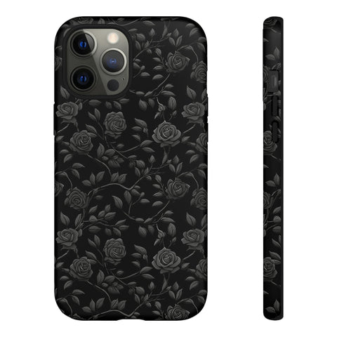 Black Roses Aesthetic Phone Case for iPhone, Samsung, Pixel