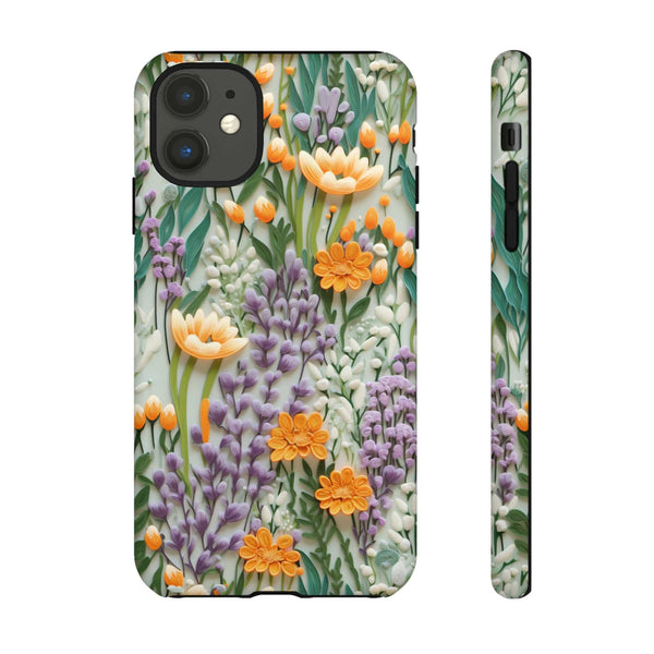 Floral Cottagecore Aesthetic  Phone Case for iPhone, Samsung, Pixel