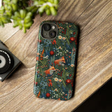 Botanical Fox Aesthetic Phone Case for iPhone, Samsung, Pixel