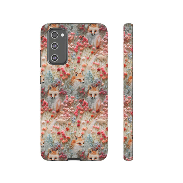 Cottagecore Fox 3D Aesthetic Phone Case for iPhone, Samsung, Pixel