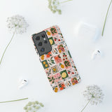 Fruit Stamps Collage Phone Case - Trendy Stickers Aesthetic Protective Phone Cover for iPhone, Samsung, Pixel