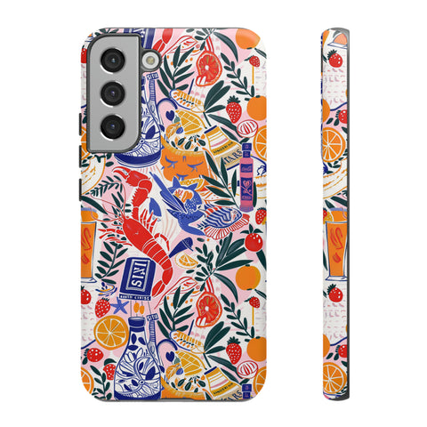 Sweet n Sour Collage Phone Case - Trendy Coastal Aesthetic Protective Phone Cover for iPhone, Samsung, Pixel