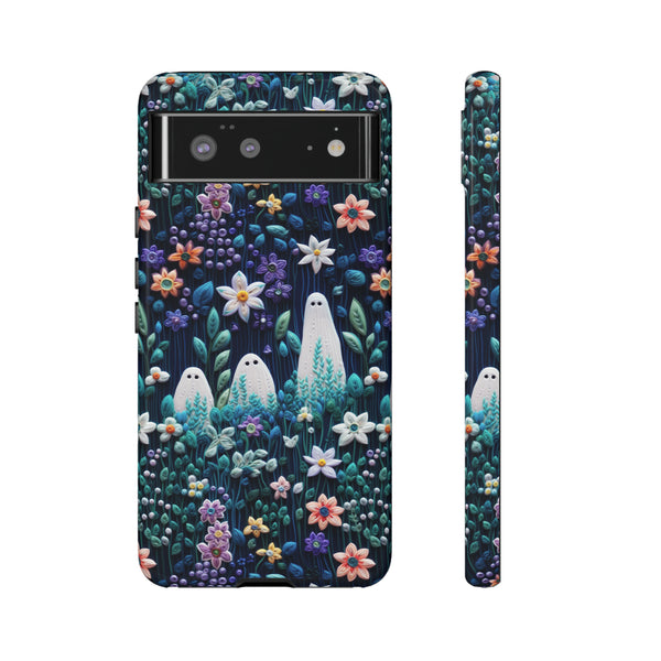 Ghosts in the Garden Aesthetic 3D Phone Case for iPhone, Samsung, Pixel