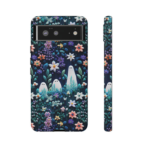 Ghosts in the Garden Aesthetic 3D Phone Case for iPhone, Samsung, Pixel
