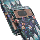 Ghosts in the Garden Aesthetic 3D Phone Case for iPhone, Samsung, Pixel