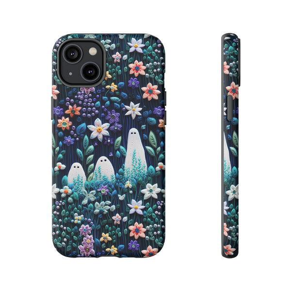 Ghosts in the Garden Aesthetic 3D Phone Case for iPhone, Samsung, Pixel