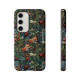 Botanical Fox Aesthetic Phone Case for iPhone, Samsung, Pixel Samsung Galaxy S23 / Glossy