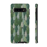 Christmas Forest 3D Aesthetic Phone Case for iPhone, Samsung, Pixel Samsung Galaxy S10 / Matte
