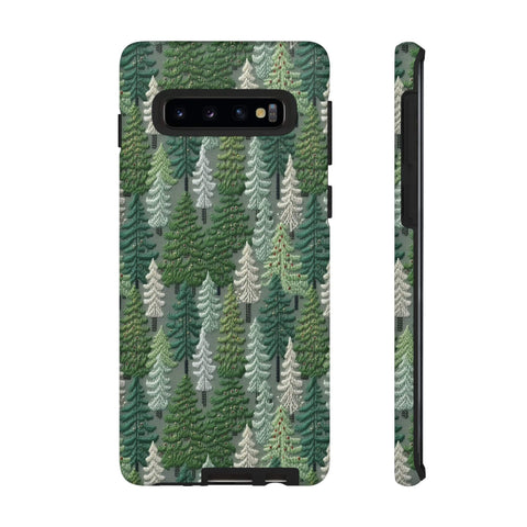 Christmas Forest 3D Aesthetic Phone Case for iPhone, Samsung, Pixel
