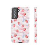 Dreamy Strawberry Cloud Phone Case - Pretty Pink Sky Protective Phone Cover for iPhone, Samsung, Pixel