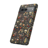 Magical Skull Garden Aesthetic 3D Phone Case for iPhone, Samsung, Pixel