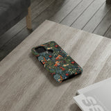 Botanical Fox Aesthetic Phone Case for iPhone, Samsung, Pixel