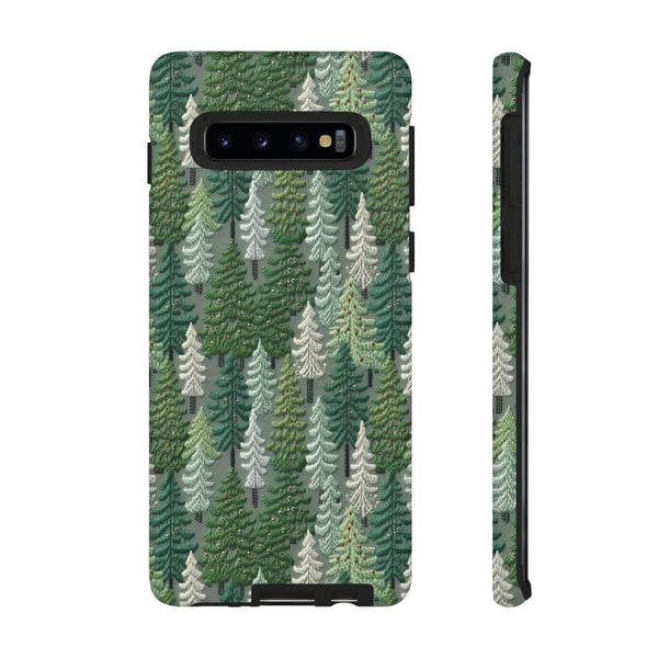 Christmas Forest 3D Aesthetic Phone Case for iPhone, Samsung, Pixel