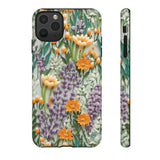 Floral Cottagecore Aesthetic  Phone Case for iPhone, Samsung, Pixel iPhone 11 Pro Max / Matte