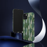 Christmas Forest 3D Aesthetic Phone Case for iPhone, Samsung, Pixel