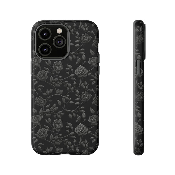 Black Roses Aesthetic Phone Case for iPhone, Samsung, Pixel