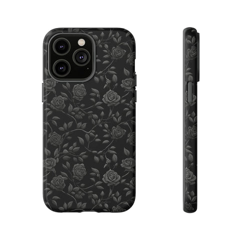 Black Roses Aesthetic Phone Case for iPhone, Samsung, Pixel