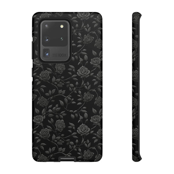 Black Roses Aesthetic Phone Case for iPhone, Samsung, Pixel