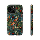 Botanical Fox Aesthetic Phone Case for iPhone, Samsung, Pixel