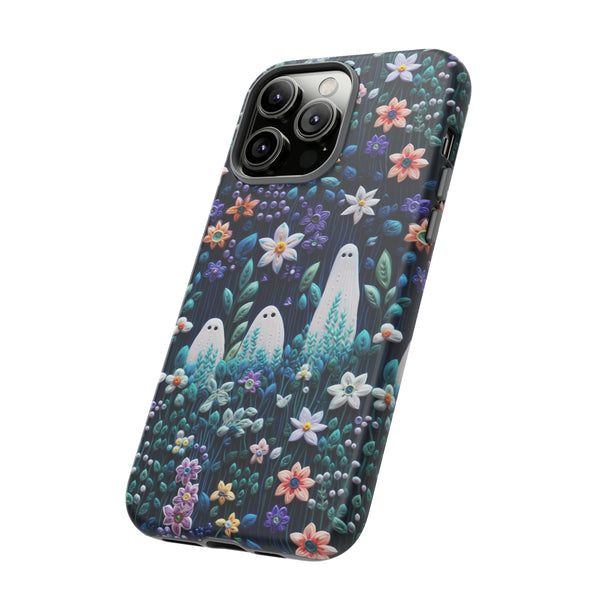 Ghosts in the Garden Aesthetic 3D Phone Case for iPhone, Samsung, Pixel