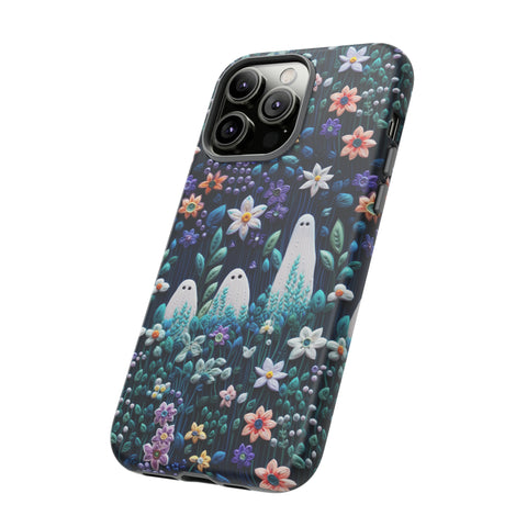 Ghosts in the Garden Aesthetic 3D Phone Case for iPhone, Samsung, Pixel
