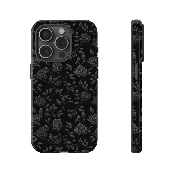 Black Roses Aesthetic Phone Case for iPhone, Samsung, Pixel