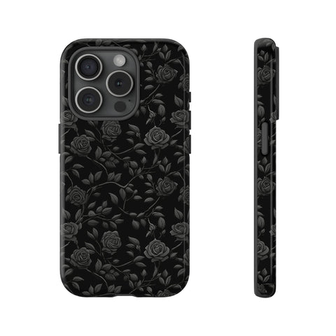 Black Roses Aesthetic Phone Case for iPhone, Samsung, Pixel